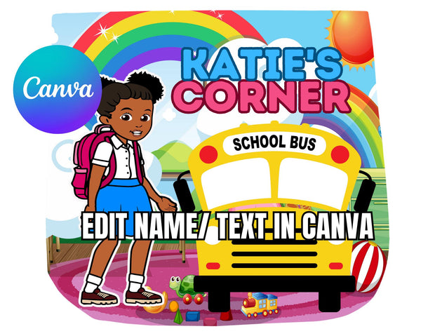 Katie’s Corner Backpack Design Template 1 Bundle