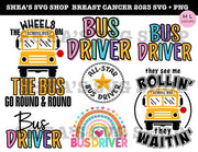 Bus Driver SVG + PNG Bundle