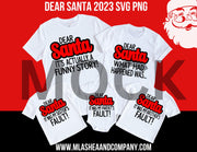 DEAR SANTA 2023 SVG-PNG Bundle