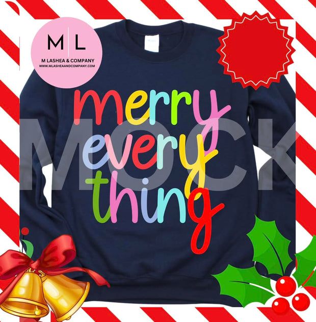 MERRY EVERYTHING SVG-PNG Bundle