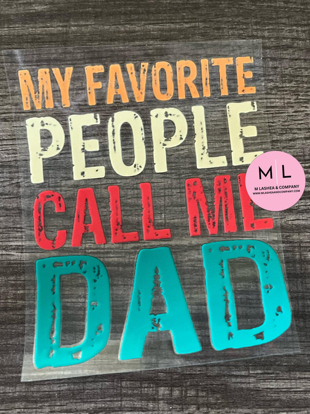 UV DECALS - Dad Collection (Set of 3)