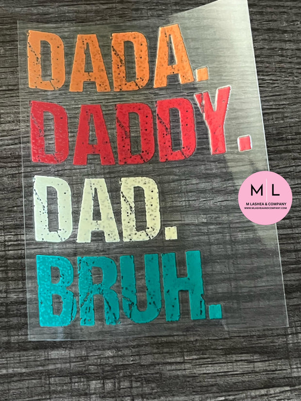 UV DECALS - Dad Collection (Set of 3)