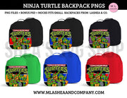 Ninja Small Backpack PNG Bundle