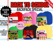 MEGA BACK TO SCHOOL SMALL BACKPACK BUNDLE