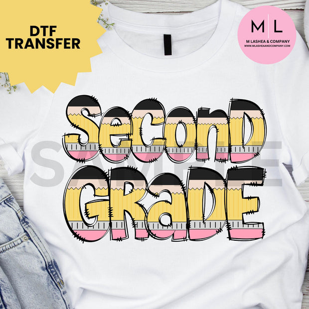 Pencil Grade School Transfers