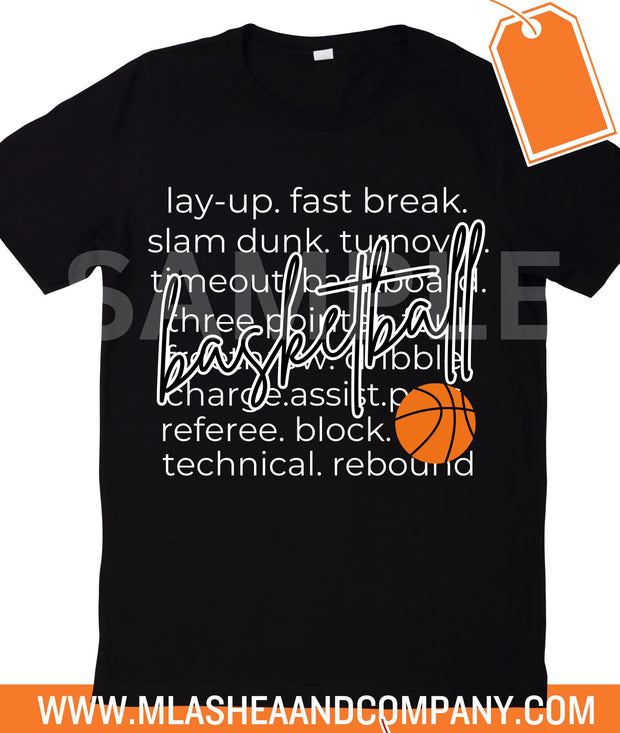 CANVA Basketball Text