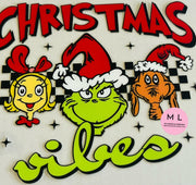 UV DECALS- Grinch Collection (Set of 3)