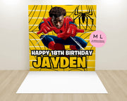 CANVA Spiderman Bday Backdrop Templates