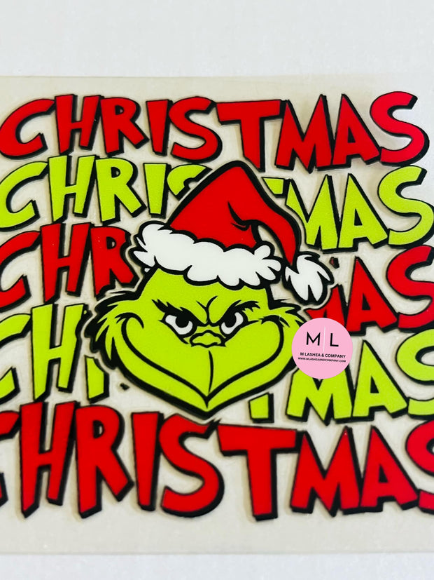 UV DECALS- Grinch Collection (Set of 3)