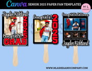 CANVA SENIOR 2025 PAPER FAN TEMPLATES