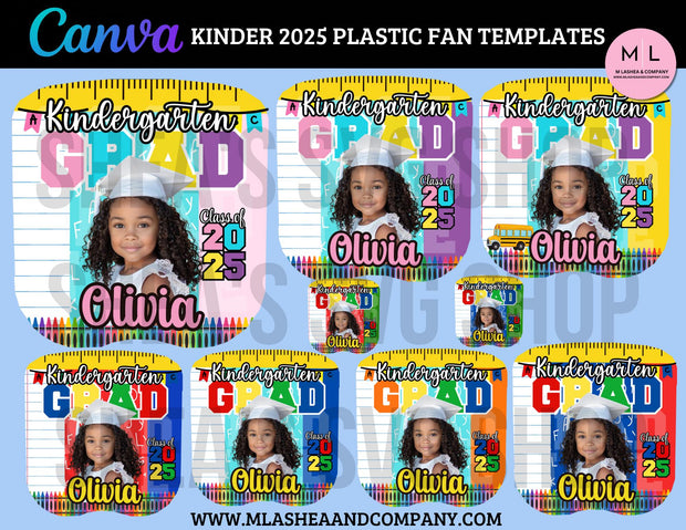 CANVA KINDER GRAD PLASTIC FAN TEMPLATES