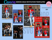 CANVA GRAD INVITE TEMPLATES 5x7