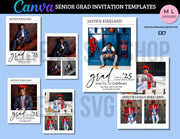 CANVA GRAD INVITE TEMPLATES 5x7