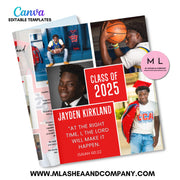 Canva Senior Grad Booklet Templates