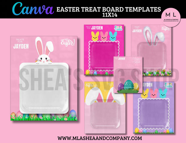 Canva Easter Treat Board Templates