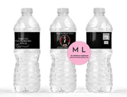 Canva Prom Sendoff Water Bottle Label Templates