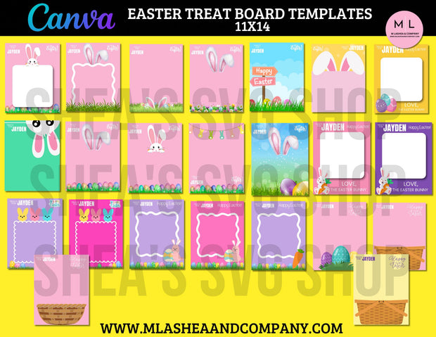 Canva Easter Treat Board Templates