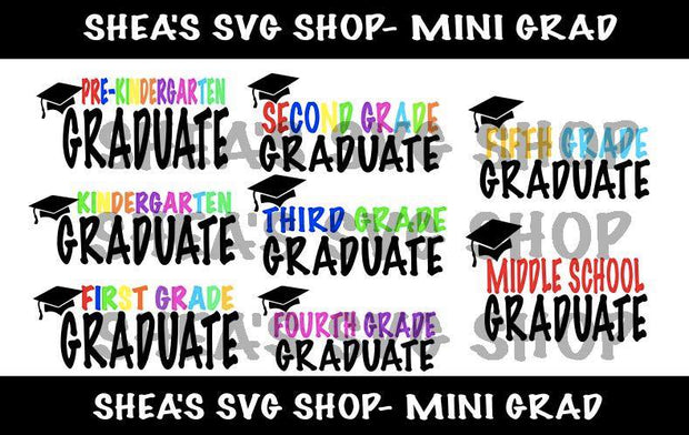 Grad Mini SVG Bundle