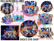 Space Jam PNG Bundle Plus Mocks