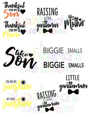 Mommy & Son SVGs