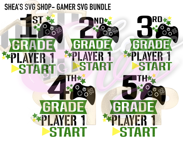 Gamer SVG Bundle