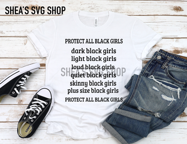 Protect All Black Girls SVG File