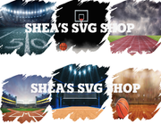 Sports Backgrounds PNG Bundle Plus Mocks Shown